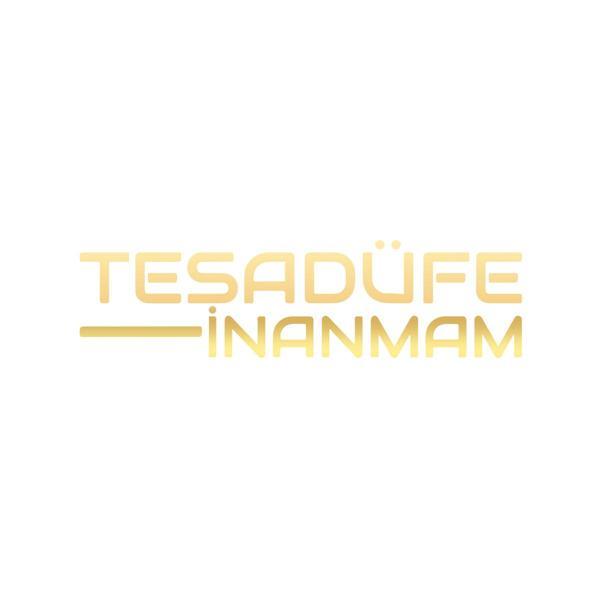 Tesadüfe İnanmam Sticker 17x17 Cm Gold - Image 1