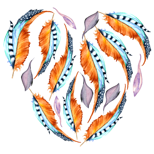 Tüylerden Oluşan Kalp Şekli - Image 1