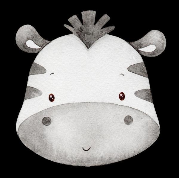 Zebra Kafası Duvar Stickerı - Image 1