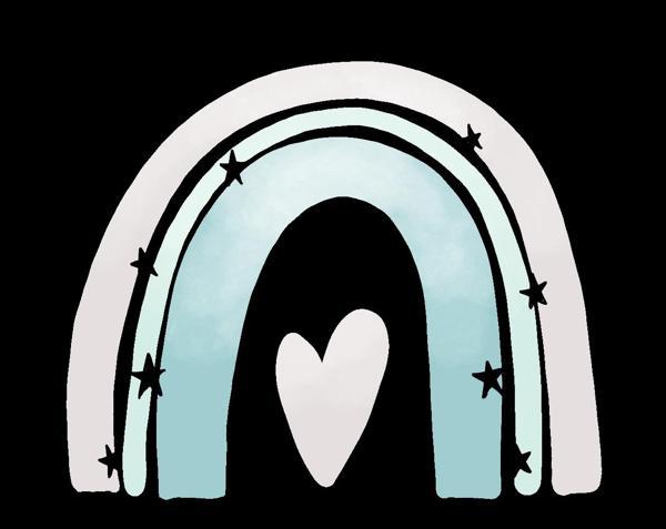 Yıldızlı Kalpli Gökkuşağı - Image 1