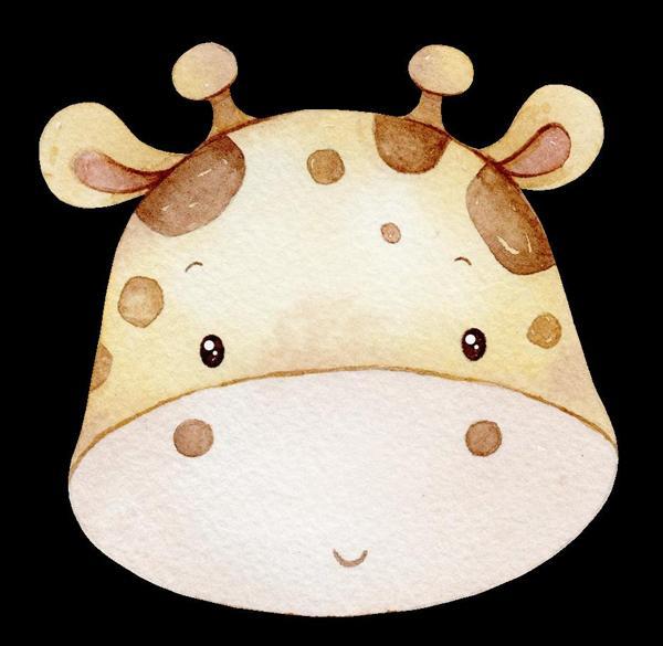 Zürafa Kafası Duvar Stickerı - Image 1