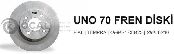 FREN DİSKİ ÖN UNO 70 1.4 86 ALBEA 1.4 - Image 1