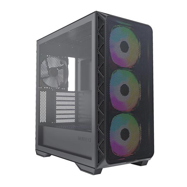 Montech AIR 903 MAX E-ATX  4 Fan 3 x 140mm ARGB fan ve 1x140mm PWM Fan Orta Boy Kule, Temperli Cam,  - Image 1