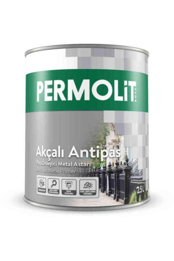Permolit Akçalı Antipas Pas Önleyici Metal Astarı Beyaz 0,375 Lt. - Image 1