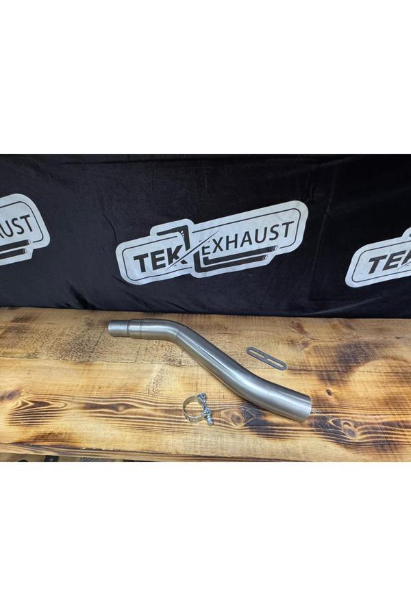 Tek Exhaust Bajaj Pulsar Rs200 Katalizör Iptal Ara Borusu - Image 1