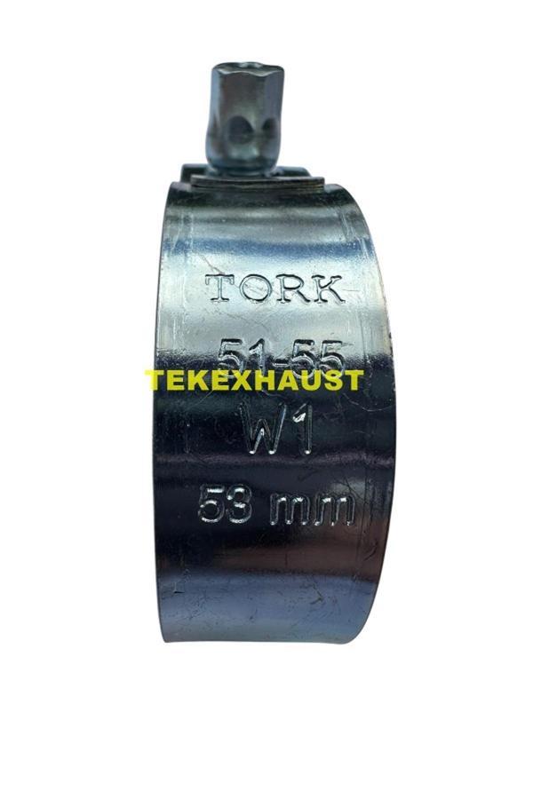 Tek Exhaust Egzoz Boru Kelepçesi 51-55 Mm Kalınlık 1.5 Mm Egsos Eksoz - Image 1
