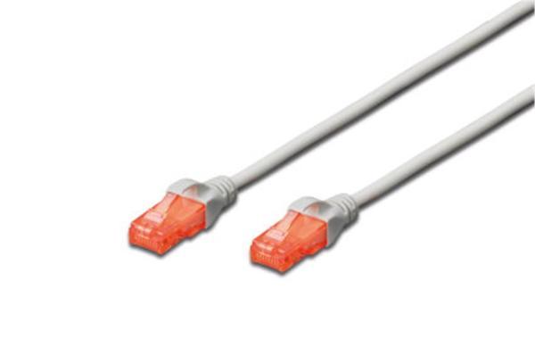 Digitus DK-1617-010 U-UTP CAT6 1 metre AWG 26-7 Cu LSZH Gri Renk Patch Kablo - Image 1