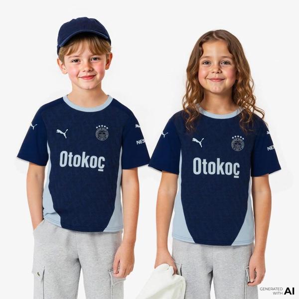 Puma 775378-09 Fenerbahçe 24/25 Alternatif Çocuk Üçüncü Forması Lacivert - Image 1