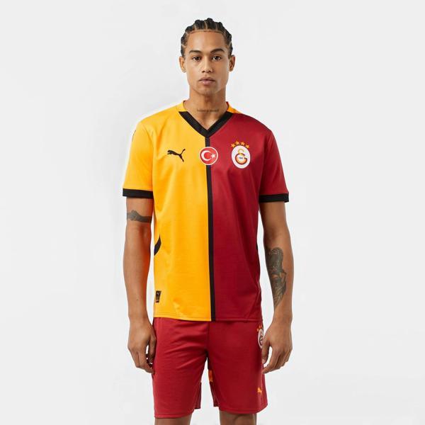 Puma 779656-01 Galatasaray 24/25 Kadın İç Saha Parçalı Forması Sarı-Kırmızı - Image 1