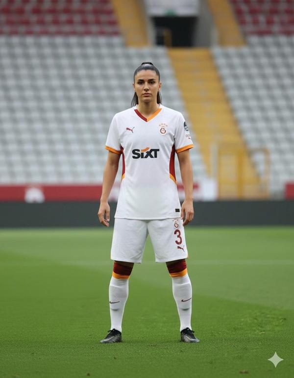 Puma 779657-02 Galatasaray 24/25 Kadın Deplasman Forması Beyaz - Image 1