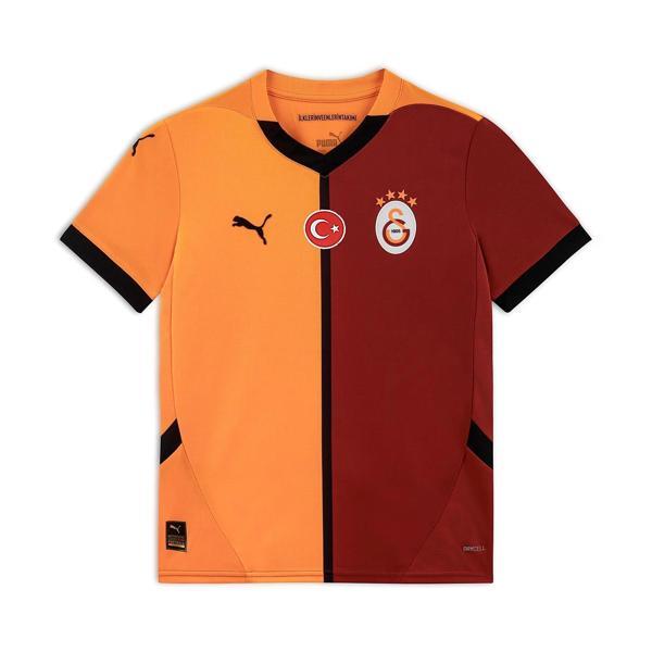 Puma 779659-01 Galatasaray 24/25 Çocuk Unisex İç Saha Parçalı Forma Sarı-Kırmızı - Image 1