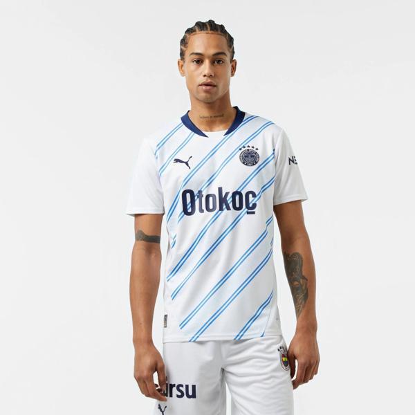 Puma 775368-02 Fenerbahçe 24/25 Erkek Deplasman Forması Beyaz-Lacivert - Image 1