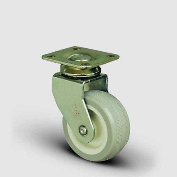 EP01ZKC75 Sarhoş Şeffaf Tekerlek Tablalı Çap:75 50 Kg Taşır - Image 1