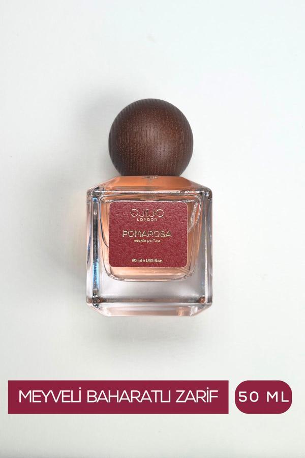 Ojijo London Pomarosa Edp Kadın Parfüm 50Ml | Meyveli Ve Baharatlı | Nar, Erik, Pembe Biber, Zambak, Sedir, Misk - Image 1