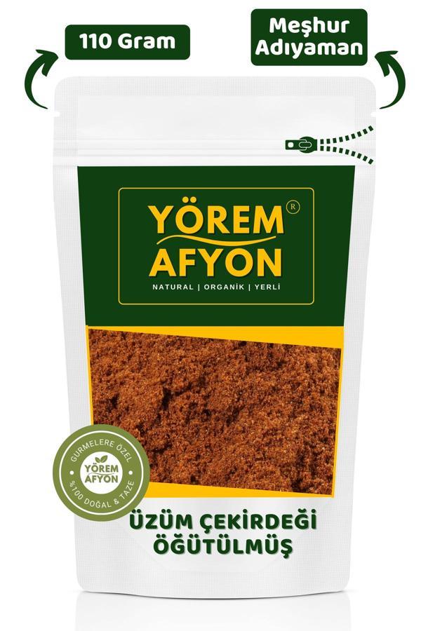 Gülçehre Adıyaman Besni Dağlarının Doğal Mucizesi Öğütülmüş Toz Siyah Üzüm Çekirdeği {Vitis Vinifera} | 110Gr - Image 1