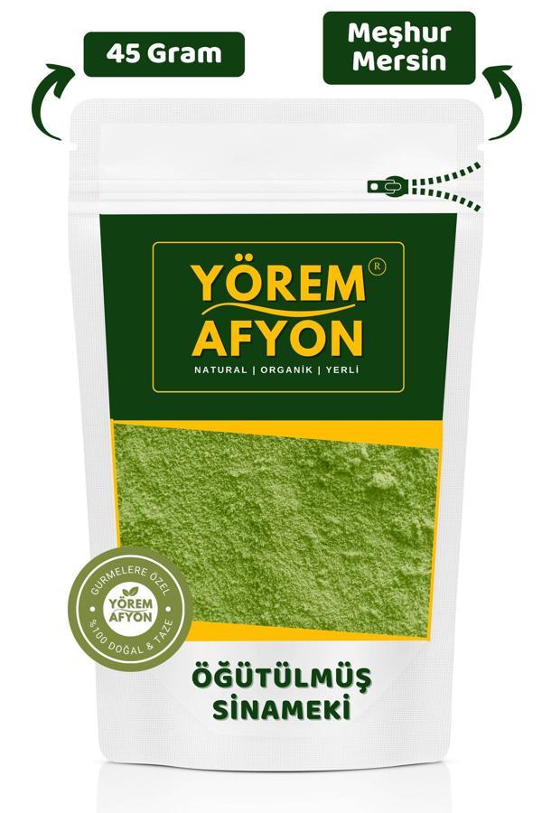 Gülçehre Meşhur Mersin Yöresinden Sağlık Dostu Öğütülmüş Sinameki Yaprağı Tozu {Cassia Acutifolia} | 45Gr. - Image 1