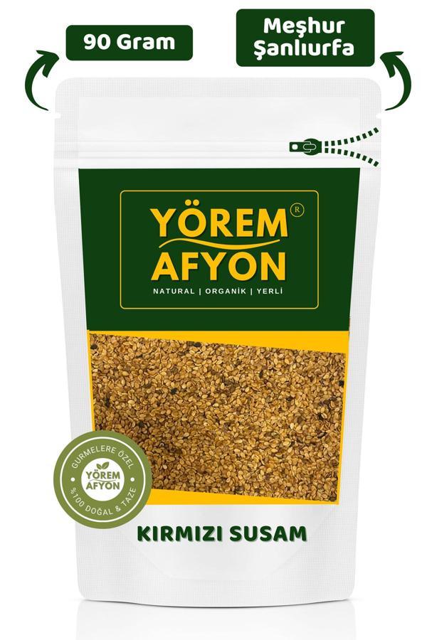 Gülçehre Meşhur Şanlıurfa Yöresinden Yerli Mahsul Doğal Kırmızı Susam {Sesamum Indicum} | 90Gr. - Image 1