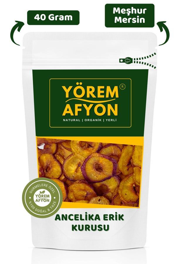 Gülçehre Mersin Yöresinden %100 Meyve Glütensiz Halka Ancelika Erik Kurusu, Cips {Prunus Salicina} | 40Gr. - Image 1