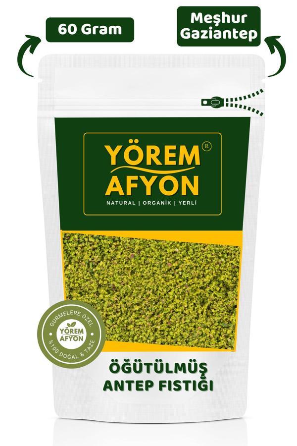 Gülçehre Gaziantep Yöresinden Lezzet Garantili Öğütülmüş Toz Hakiki Boz Antep Fıstığı {Pistacia Vera} | 60Gr. - Image 1