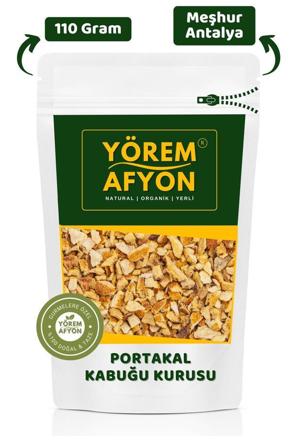 Gülçehre Antalya Yöresinden Doğal Şifa Kaynağı Küp Kesim Portakal Kabuğu Kurusu {Citrus Aurantium} | 110Gr. - Image 1