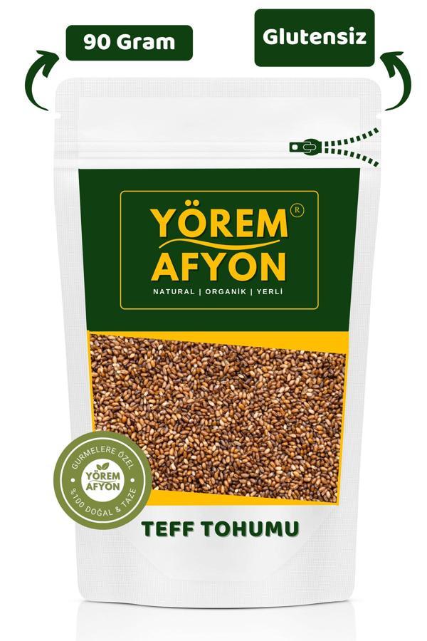 Gülçehre Yörem Afyon Glutensiz Diyet Dostu Protein Deposu Teff Tohumu {Eragrostis Tef} | 90Gr. - Image 1