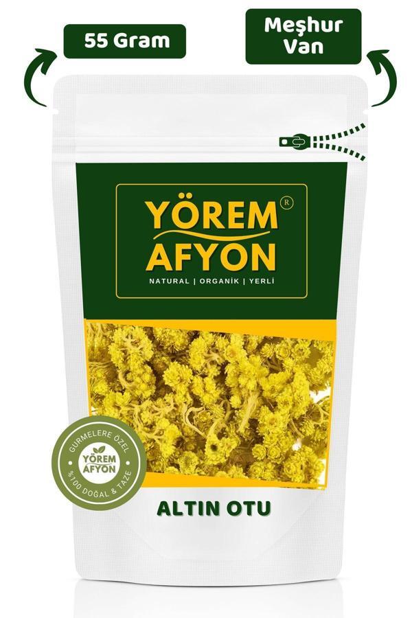 Gülçehre Van Yöresinden Bağırsak Dostu Altın Otu, Mayasıl Otu, Dalak Otu {Helichrysum Arenarium} | 55Gr. - Image 1