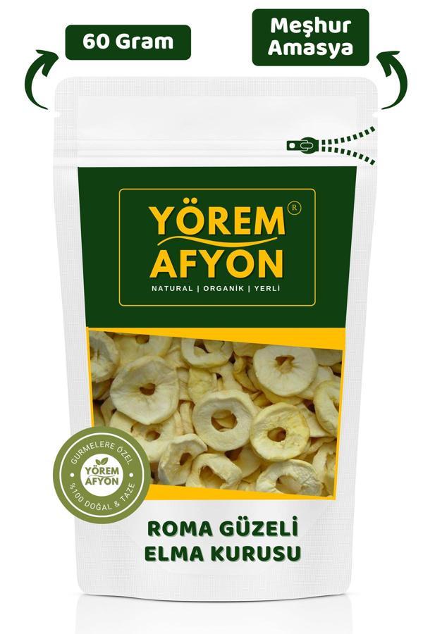 Gülçehre Yörem Afyon Meşhur Amasya Katkısız Şekersiz Güneşte Kurutulmuş Dilim Elma | 60Gr. - Image 1