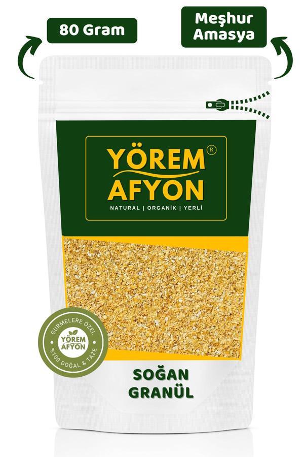 Gülçehre Yörem Afyon Meşhur Amasya Keskin Tat Tane Tane Şifa Deposu Granül Soğan, Kuçgundı | 80Gr. - Image 1