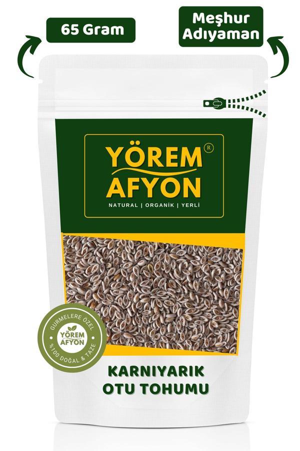 Gülçehre Meşhur Adıyaman Yöresinden Şifa Tohumu Diyet Dostu Karnıyarık Otu Tohumu {Plantago Psyllium} | 65Gr. - Image 1