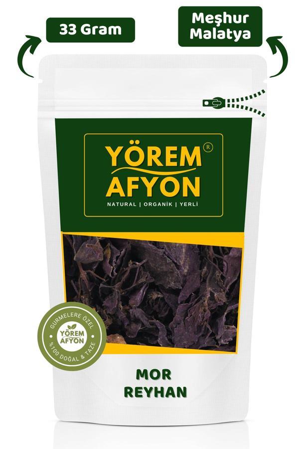 Gülçehre Meşhur Malatya Yüksek Aromalı Güneşte Kurusu Mor Reyhan, Yabani Fesleğen {Ocimum Tenuiflorum} | 33Gr - Image 1