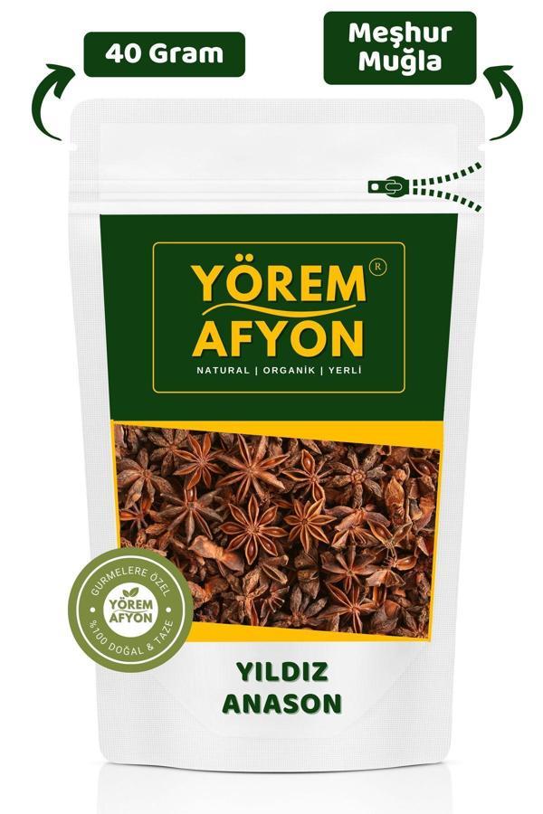 Gülçehre Yörem Afyon Gurme Tariflerin Yıldızı Doğal Yıldız Anason {Illicium Verum} | 40Gr. - Image 1