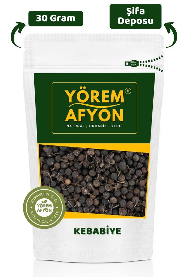 Gülçehre Yörem Afyon Ağız Sağlığı Için Kebabiye Tane, Cava Biberi {Piper Cubeba} | 30Gr. - Image 1