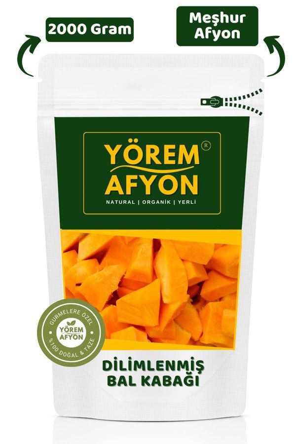 Gülçehre Meşhur Afyonkarahisar Tüketime Hazır Soyulmuş Dilimlenmiş Vakumlu Balkabağı {Cucurbita} | 2000Gr. - Image 1