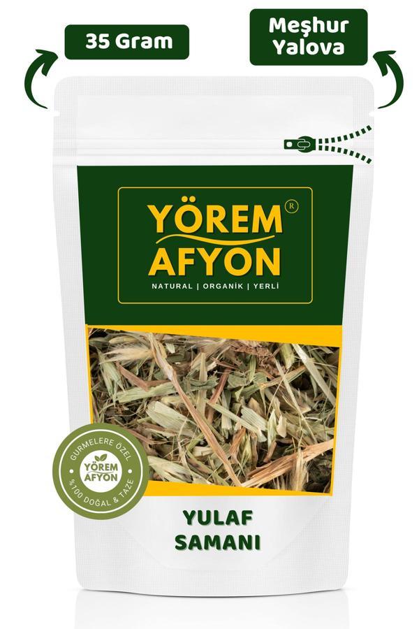 Gülçehre Yörem Afyon Meşhur Yalova Gölgede Kurutulmuş Yeni Mahsul Yüksek Lifli Yulaf Samanı, Avena | 35Gr. - Image 1