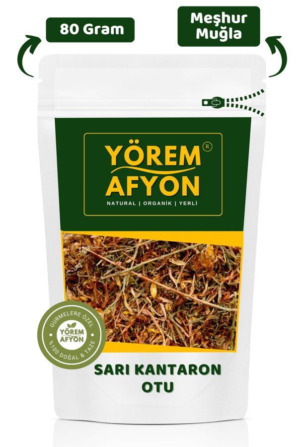 Gülçehre Yörem Afyon Meşhur Muğla Kantaron Çiçeği Otu, Kuzukıran, Kılıçotu, {Hypericum Perforatum} | 80Gr. - Image 1