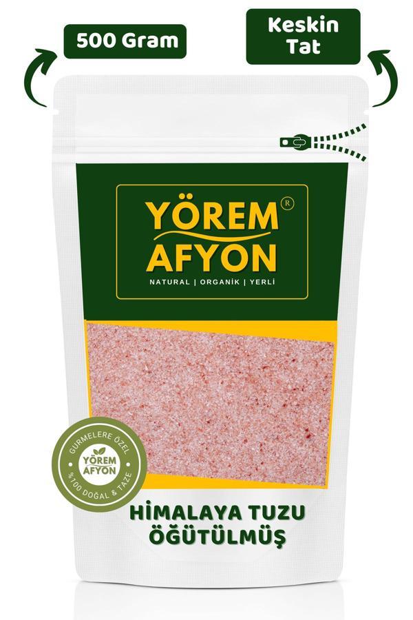 Gülçehre Yörem Afyon Rafine Edilmemiş Işlenmemiş Mineral Deposu Öğütülmüş Himalaya Tuzu | 500Gr. - Image 1