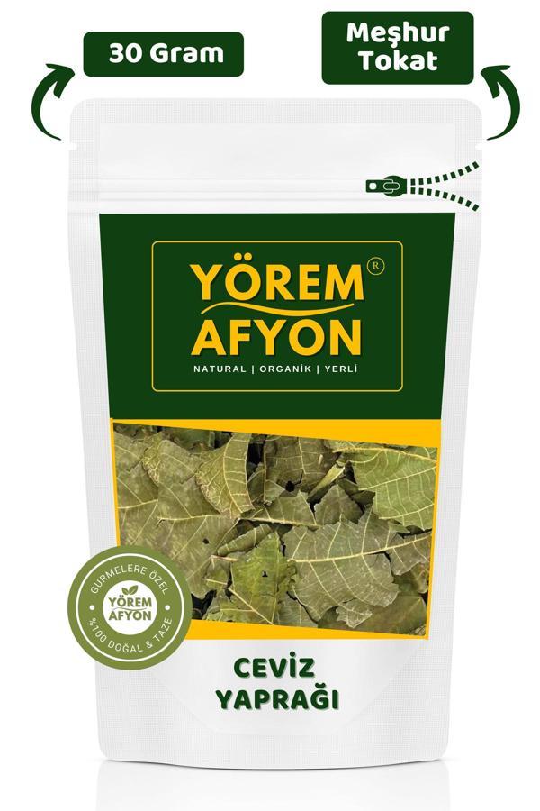 Gülçehre Yörem Afyon Meşhur Tokat Yeni Mahsul Dalında Kurutulmuş Ceviz Yaprağı {Juglans Regia} | 30Gr. - Image 1