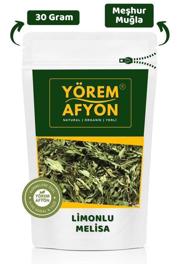 Gülçehre Yörem Afyon Meşhur Muğla Yeni Mahsul Güneşte Kurutulmuş Yaprak Limonlu Melisa Arı Otu | 30Gr. - Image 1