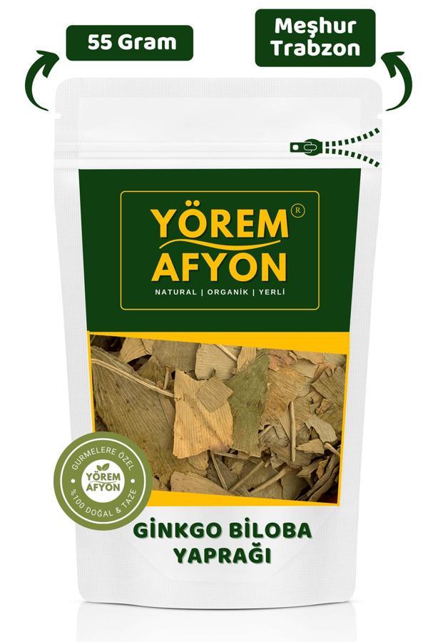 Gülçehre Yörem Afyon Meşhur Trabzon Ginkgo Biloba Yaprağı, Mabet Ağacı Yaprağı | 55Gr. - Image 1
