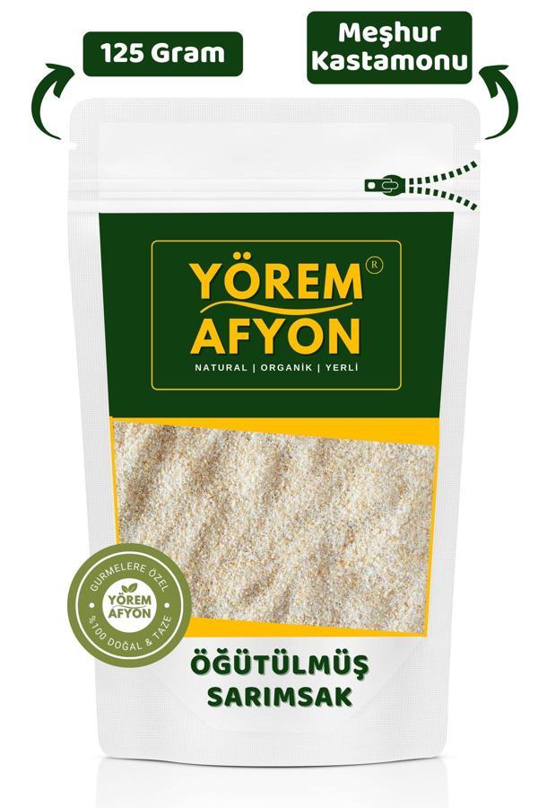 Gülçehre Kastamonu Yöresinden Keskin Tat Taş Değirmende Öğütülmüş Sarımsak Tozu {Allium Sativum} | 125Gr - Image 1