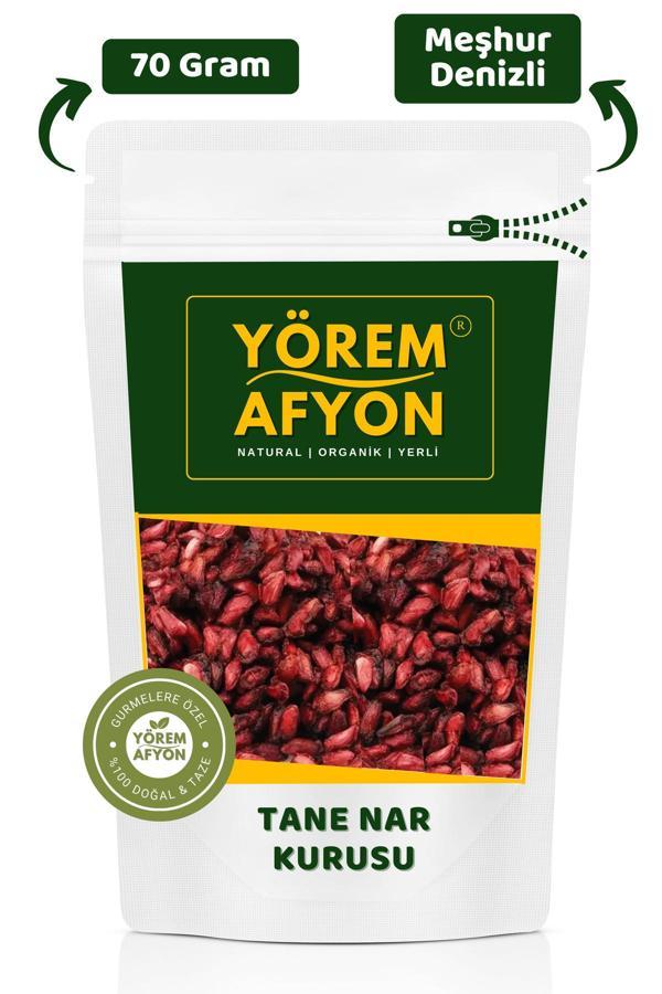 Gülçehre Yörem Afyon Meşhur Denizli Irganlı Glütensiz Besleyici Diyet Dostu Hicaz Narı Kurusu | 70Gr. - Image 1