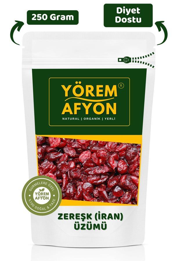 Gülçehre Yörem Afyon Diyet Ve Enfeksiyon Dostu Hakiki Zereşk Üzümü, İran Üzümü, Karamuk, Ekşimen | 250Gr. - Image 1