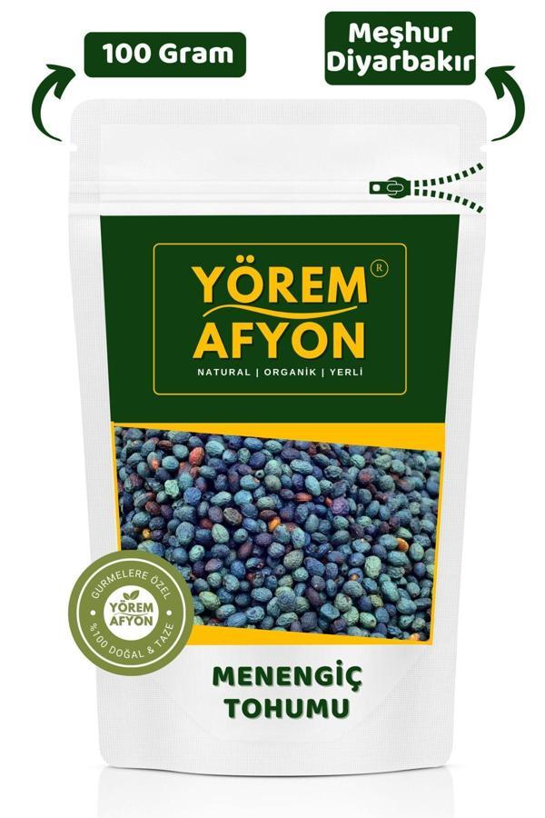 Gülçehre Yörem Afyon Meşhur Diyarbakır Yeni Mahsul Kavrulmamış Menengiç Tohumu, Çitlenbik | 100Gr. - Image 1