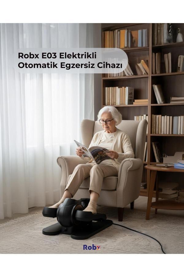 Robx E04 Elektrikli Otomatik Ayak Ve Bacak Çalıştırma Rahat Egzersiz Cihazı - Image 1