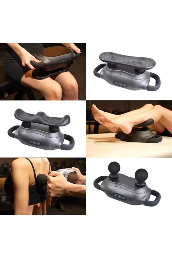 Robx S810 Yüksek Titreşimli Çift Başlı Darbeli Kas Gevşetici Vücut Masaj Aleti - Image 1