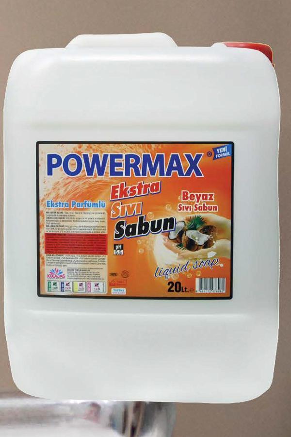 Powermax Hindistan Cevizi Kokulu Beyaz Sıvı El Sabunu 20 Kg - PWRMX048 - Image 1