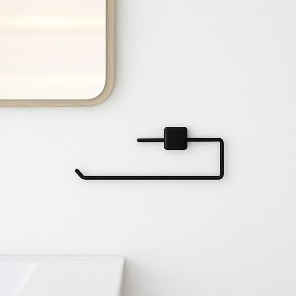 Yapışkanlı Siyah Kağıt Havluluk 3M Bantlı Delme Yok Sök Yapıştır  - Image 1