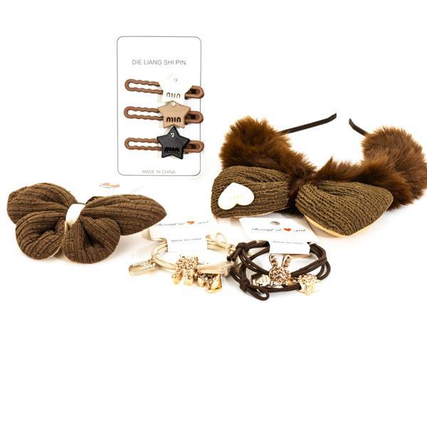 Biem Kahverengi Toka Set - Image 1