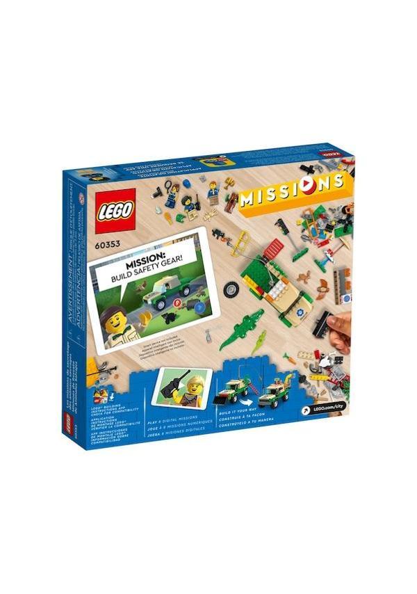 Lego City Vahşi Hayvan Kurtarma Görevleri 60353 Lisanslı Ürün - Image 1