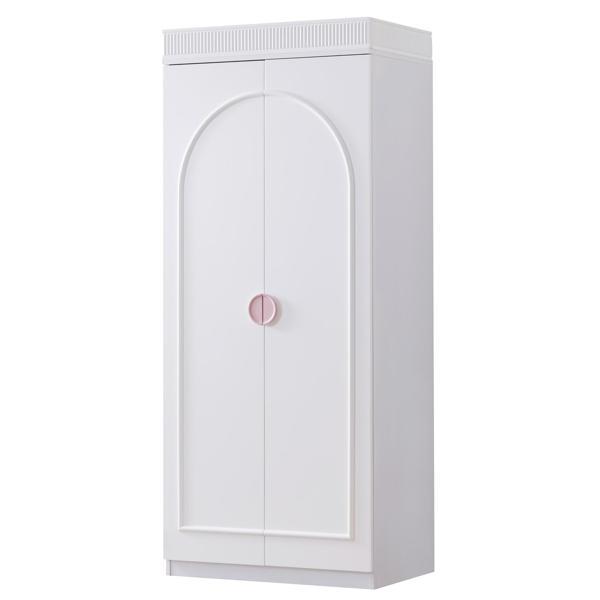 Gardırop, Dolunay 2 Kapaklı Dolap - Pembe - Image 1